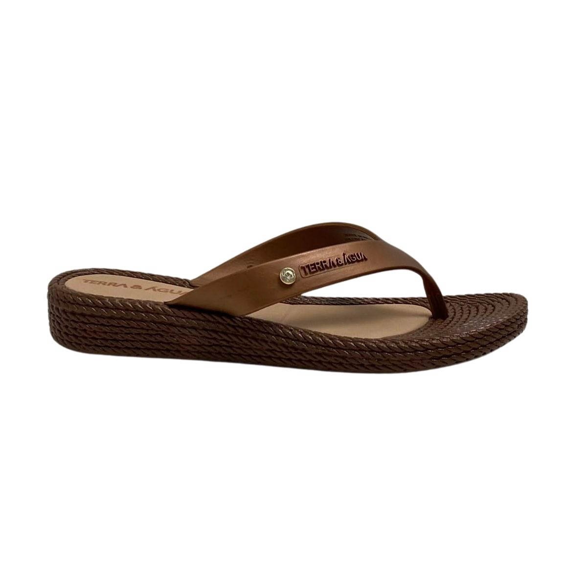 Chinelo Terra e Agua Feminino 210012T Marrom