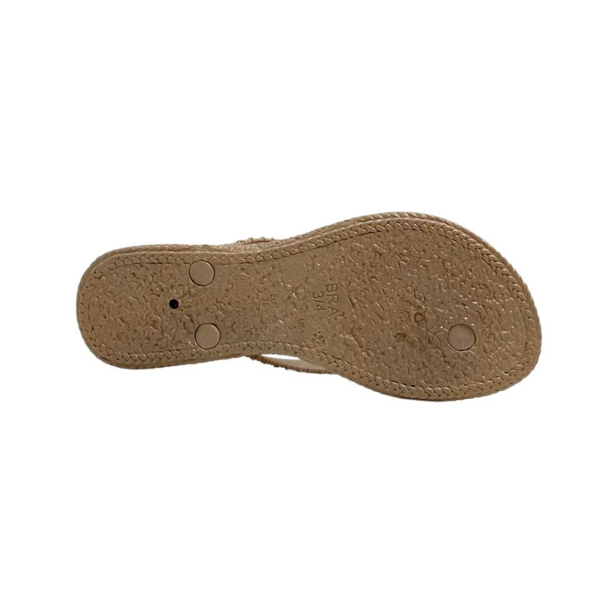Chinelo Terra e Agua Feminino 240710 Bege Bege 6