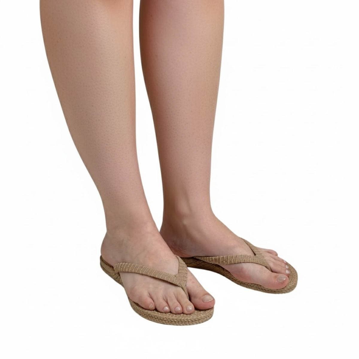 Chinelo Terra e Agua Feminino 240710 Bege Bege 2