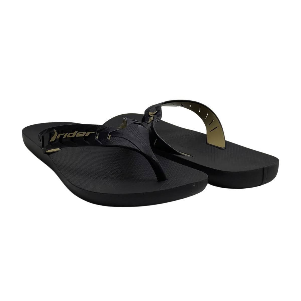 Chinelo Rider Masculino 12430 Preto Preto 5