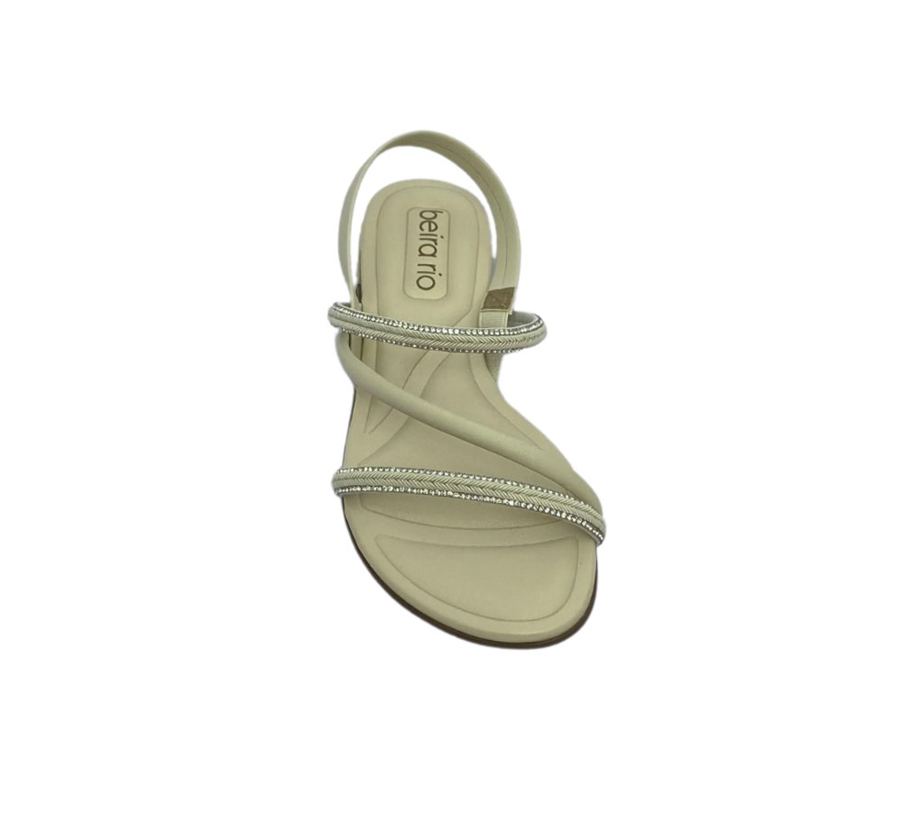 BEIRA RIO SANDALIA FEM Off White 4