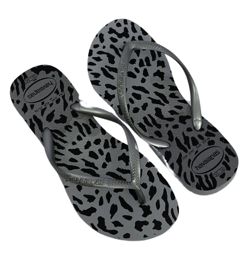 HAVAIANAS SLIM ANIMALS Prata 4