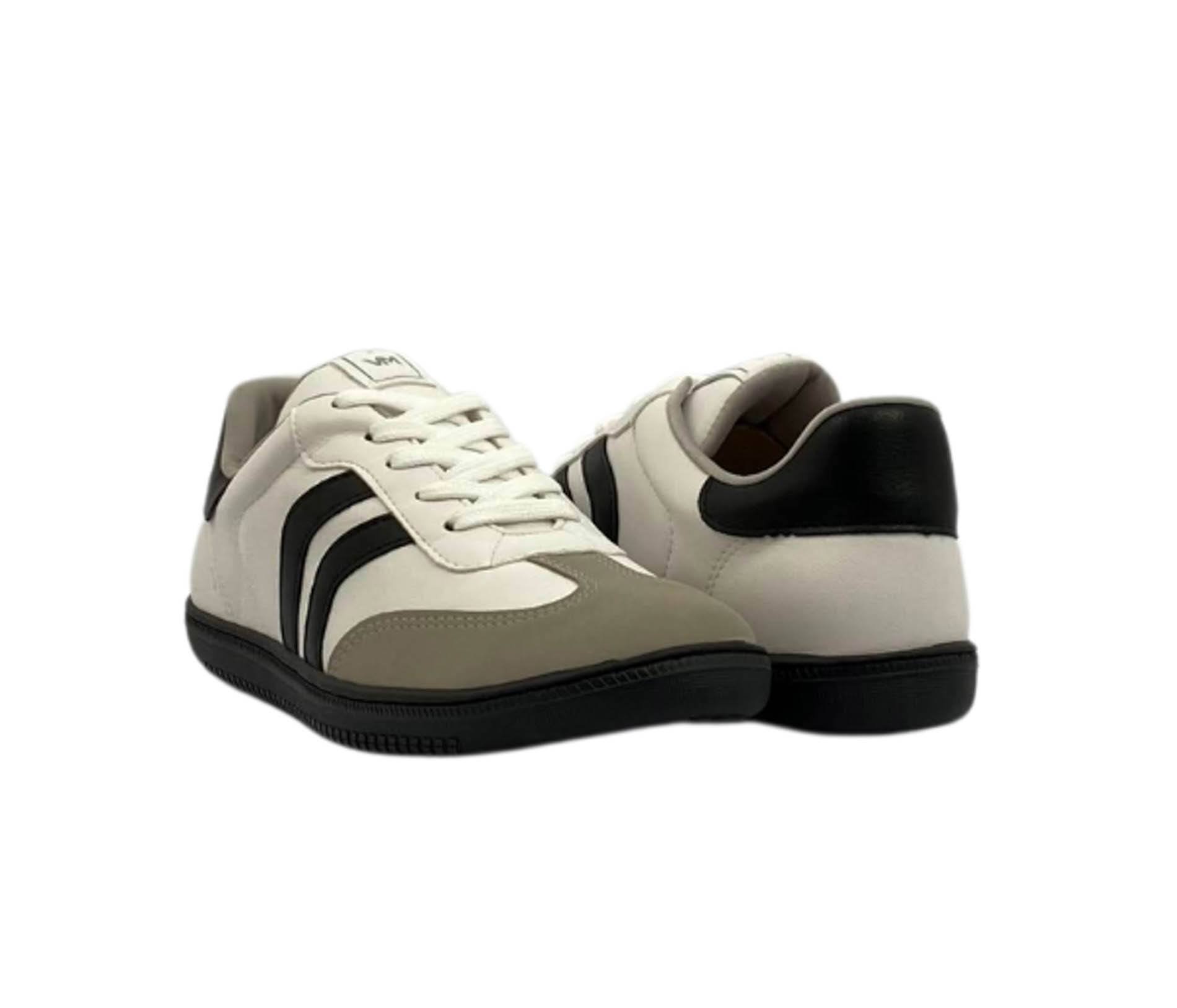 VIA MARTE TENIS FEM Branco/Preto 4