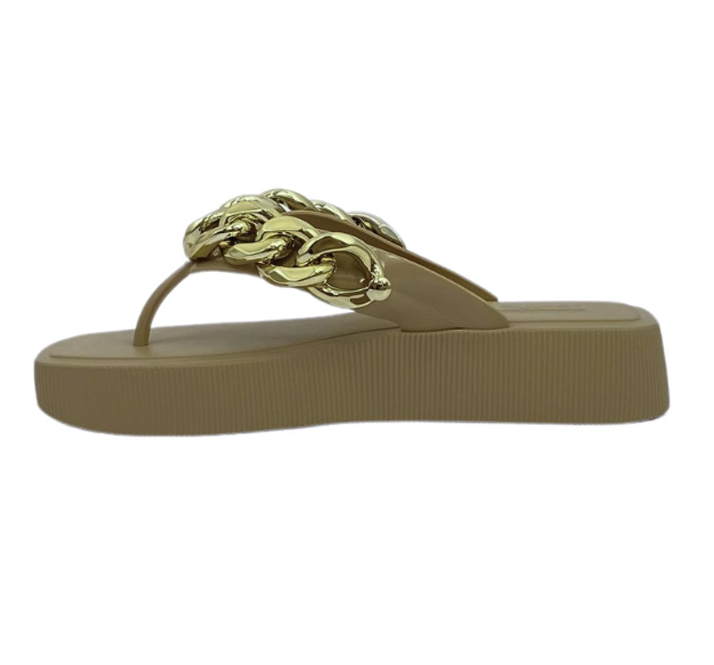 PETITE JOLIE CHINELO FEM Bege 2
