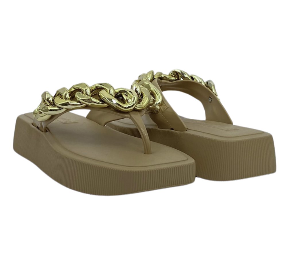 PETITE JOLIE CHINELO FEM Bege 4