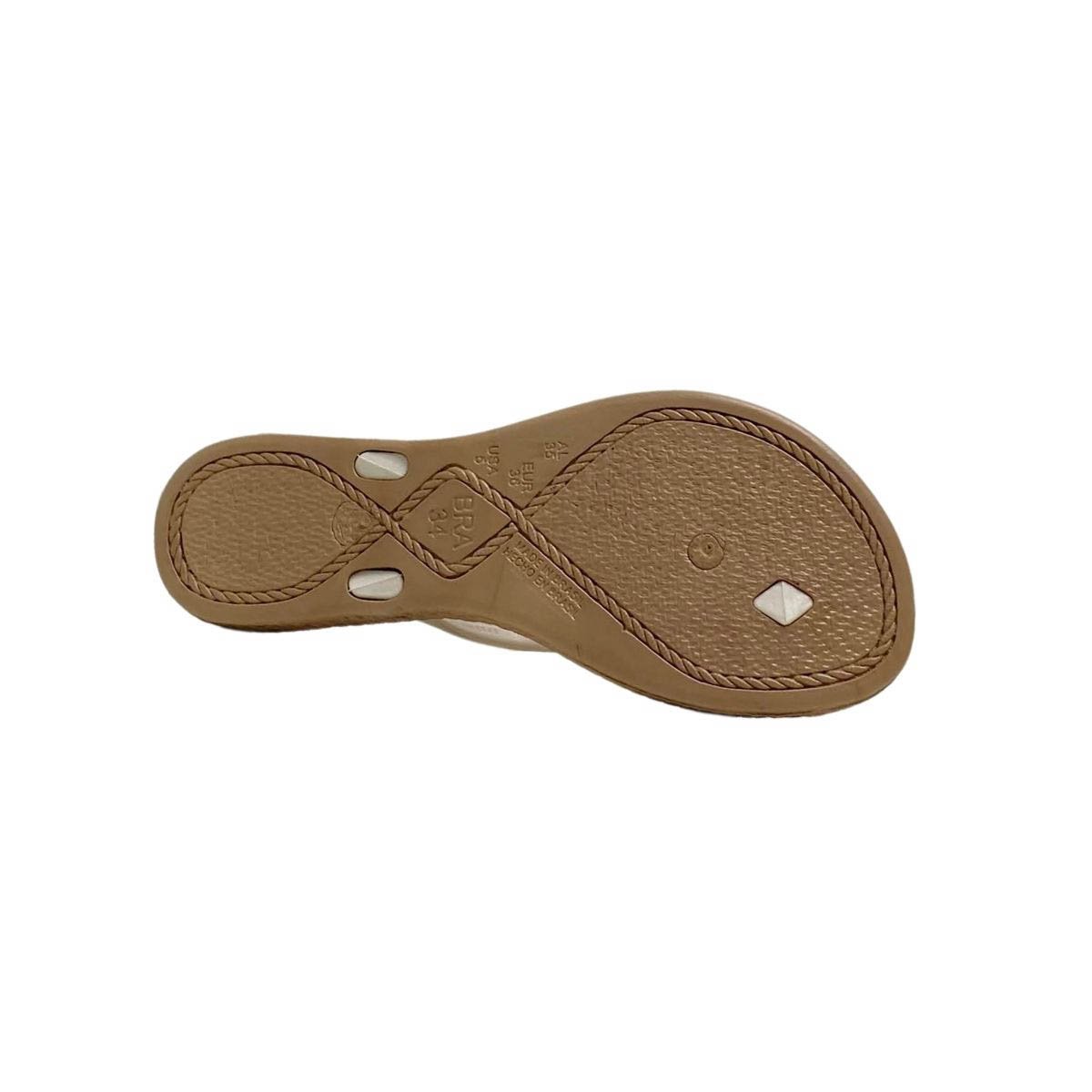 Chinelo Terra e Agua Feminino 260902 Branco Branco 6