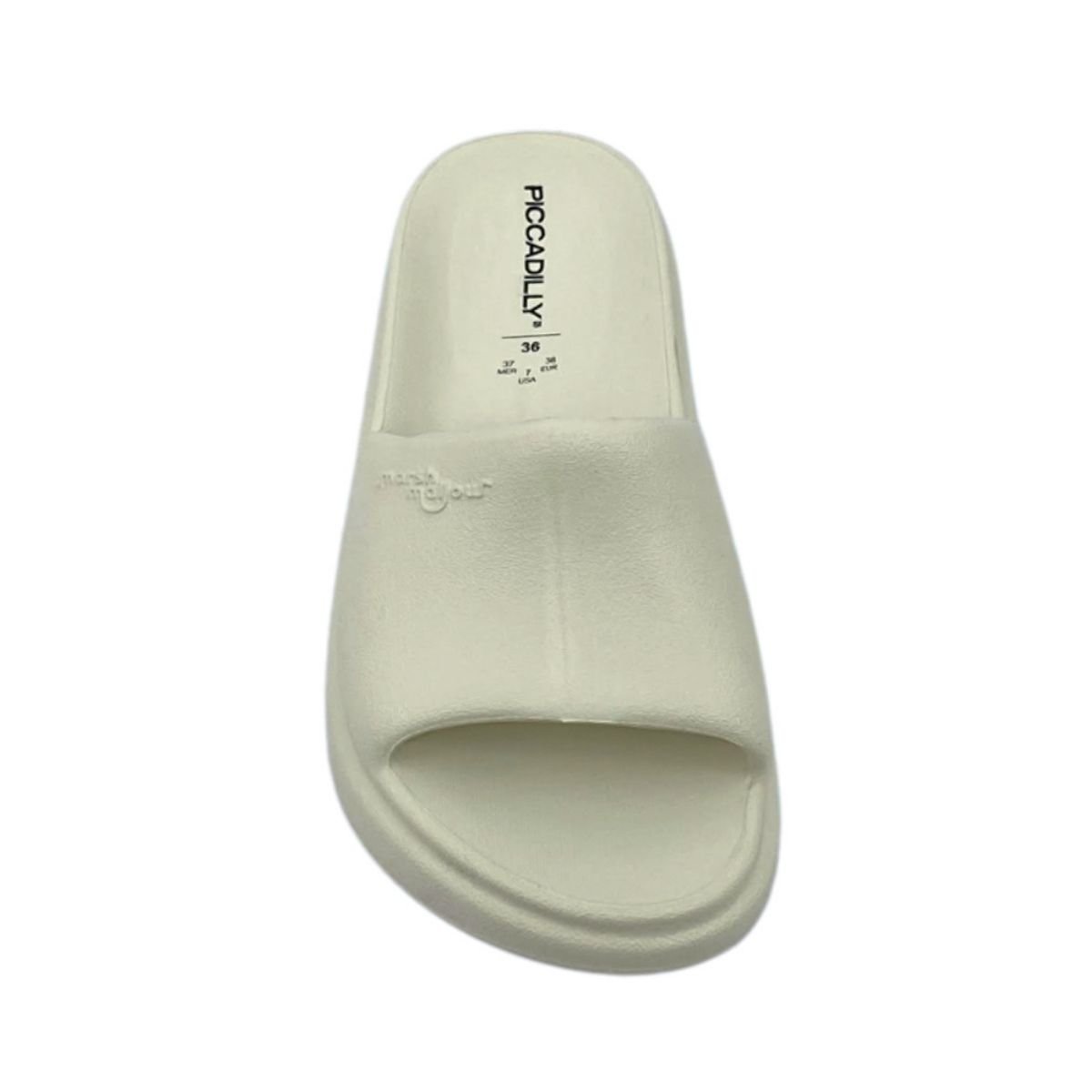 Chinelo Piccadilly Feminino C238003 Branco Branco 3