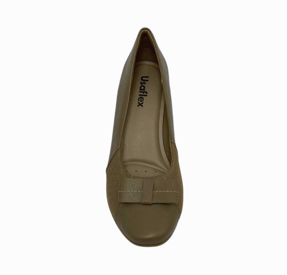 USAFLEX SAPATO FEM Camel 3