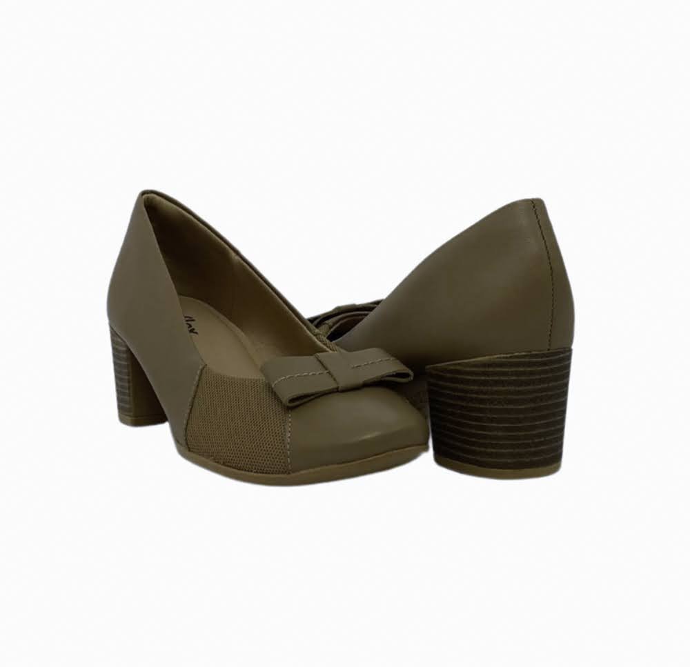 USAFLEX SAPATO FEM Camel 4