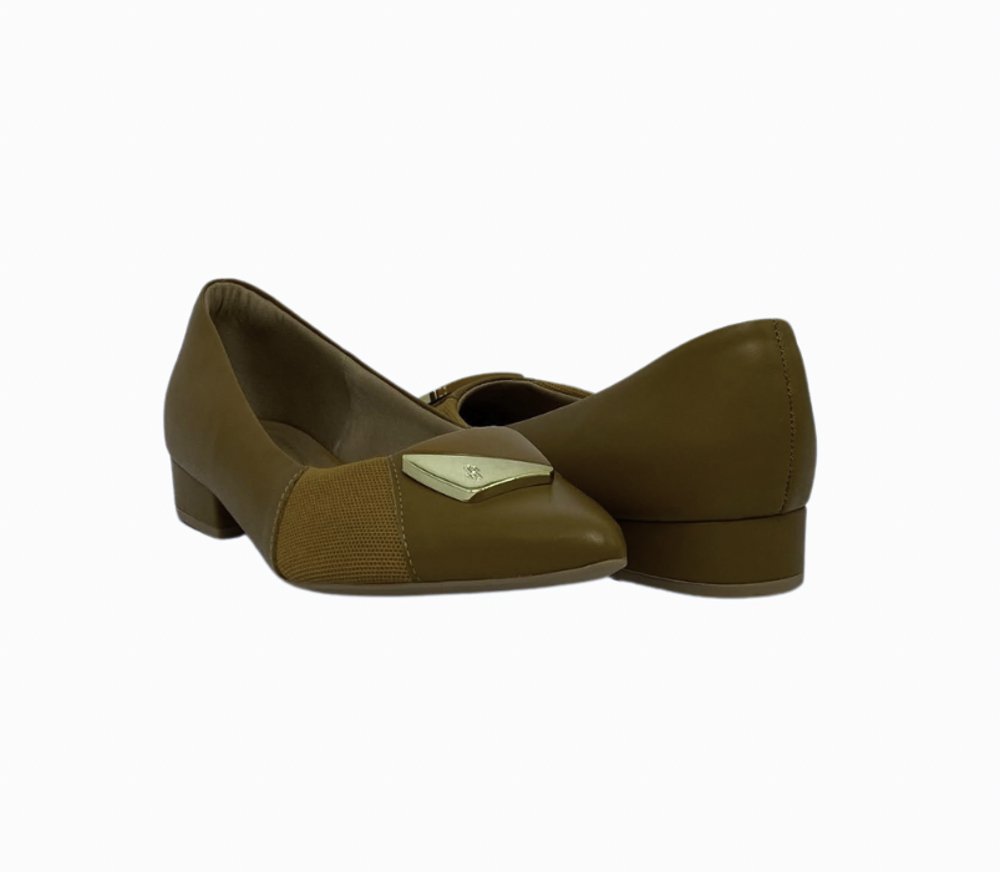 USAFLEX SAPATO FEM Tan 4
