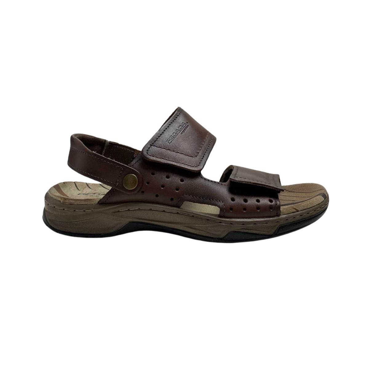 Sandália Pegada Masculina 132254 Marrom