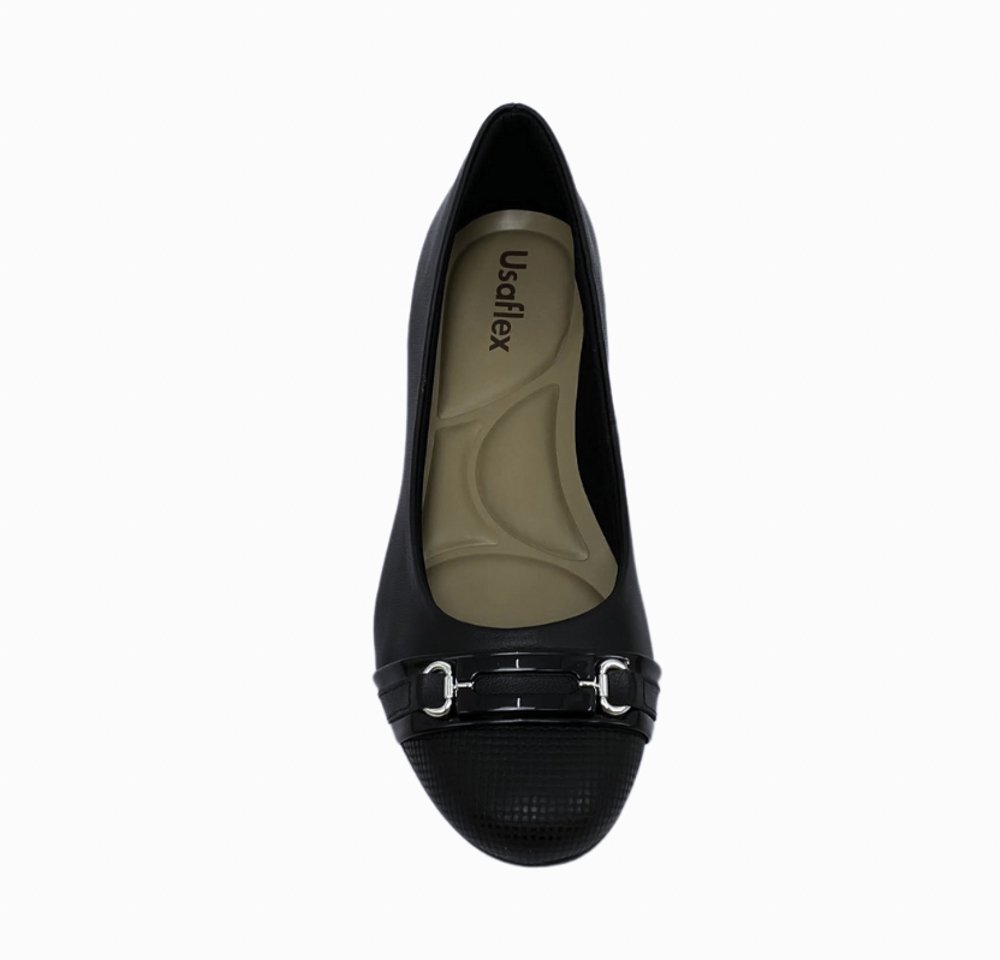 USAFLEX SAPATO FEM Preto 3
