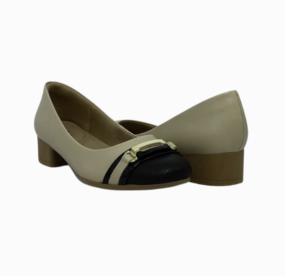 USAFLEX SAPATO FEM Creme 4