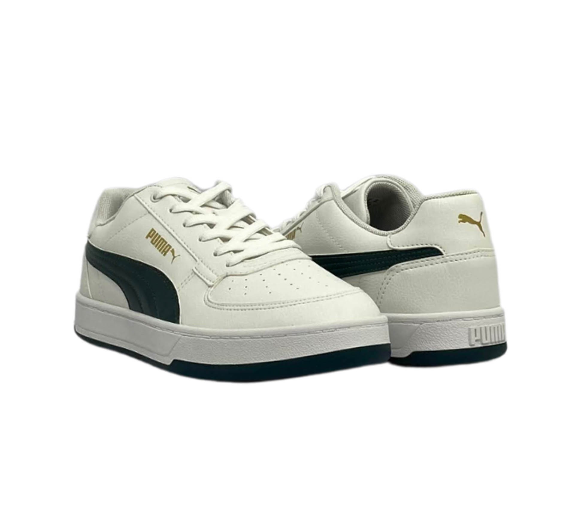 PUMA TENIS MASC CAVEN 2.0 Branco/Verde 4