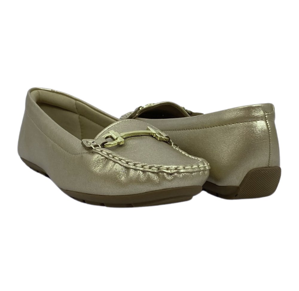 MODARE MOCASSIM FEM Dourado 4