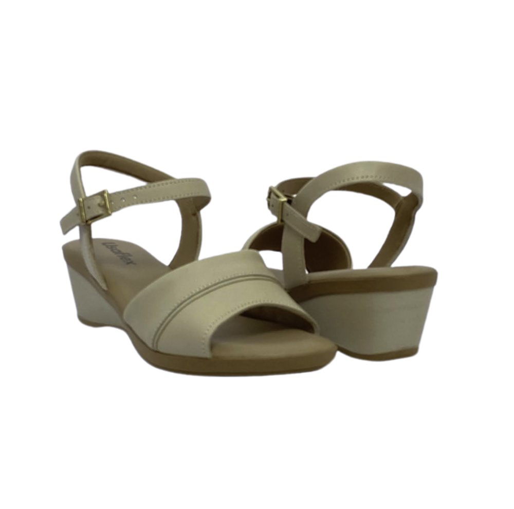USAFLEX SANDALIA FEM Creme 4