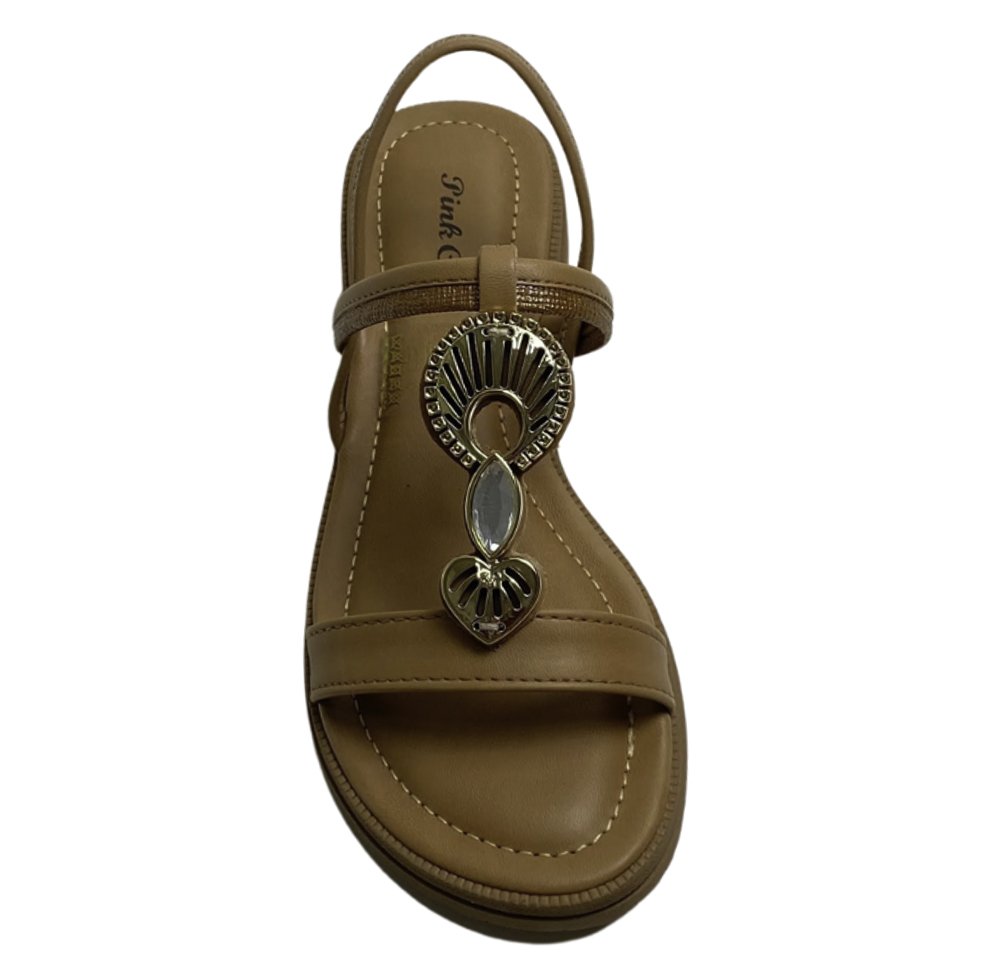 PINK CATS SANDALIA INF FEM Marrom 3