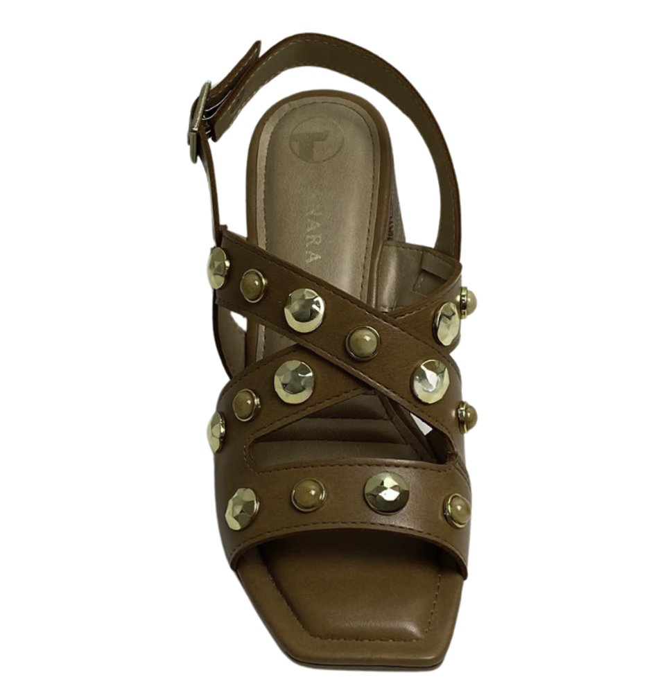 TANARA SANDALIA FEM Camel 3