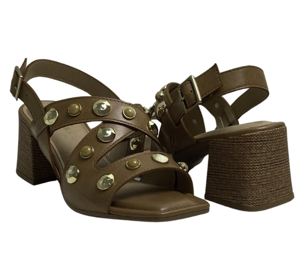 TANARA SANDALIA FEM Camel 4