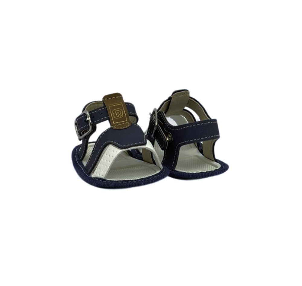 PIMPOLHO SANDALIA INF MASC Azul/Branco 4