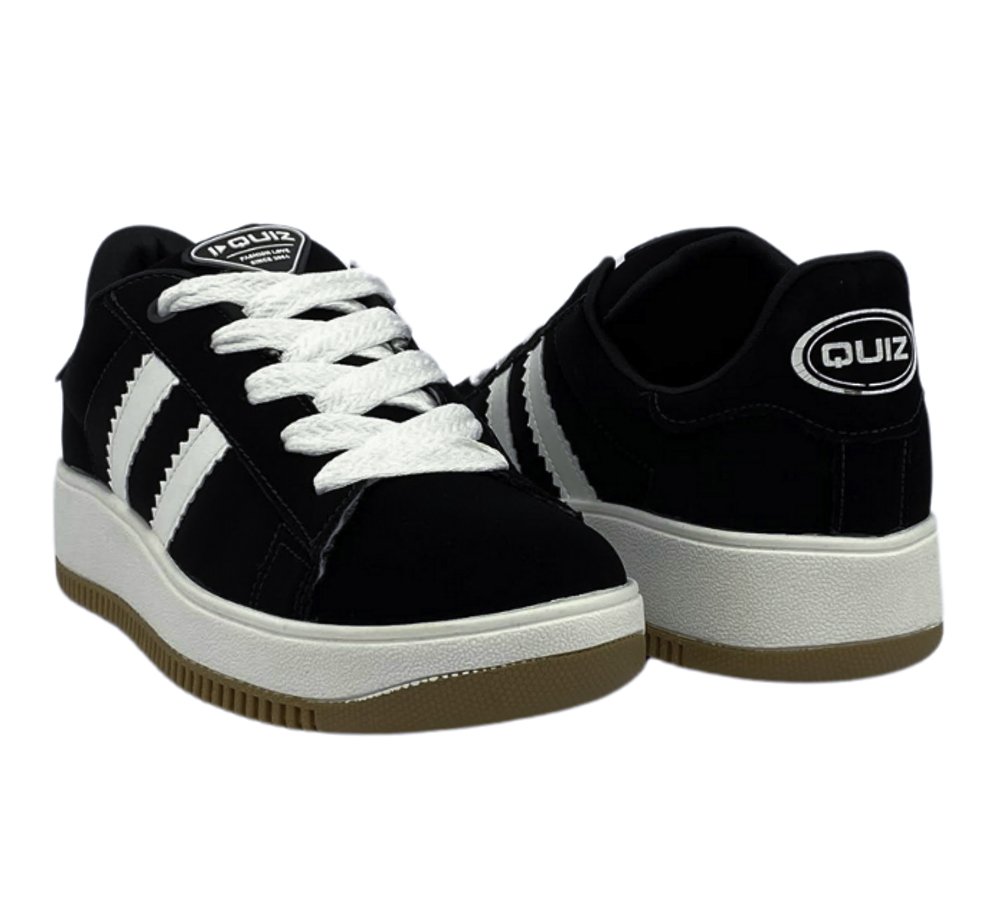 QUIZ TENIS FEM Preto/Branco 4