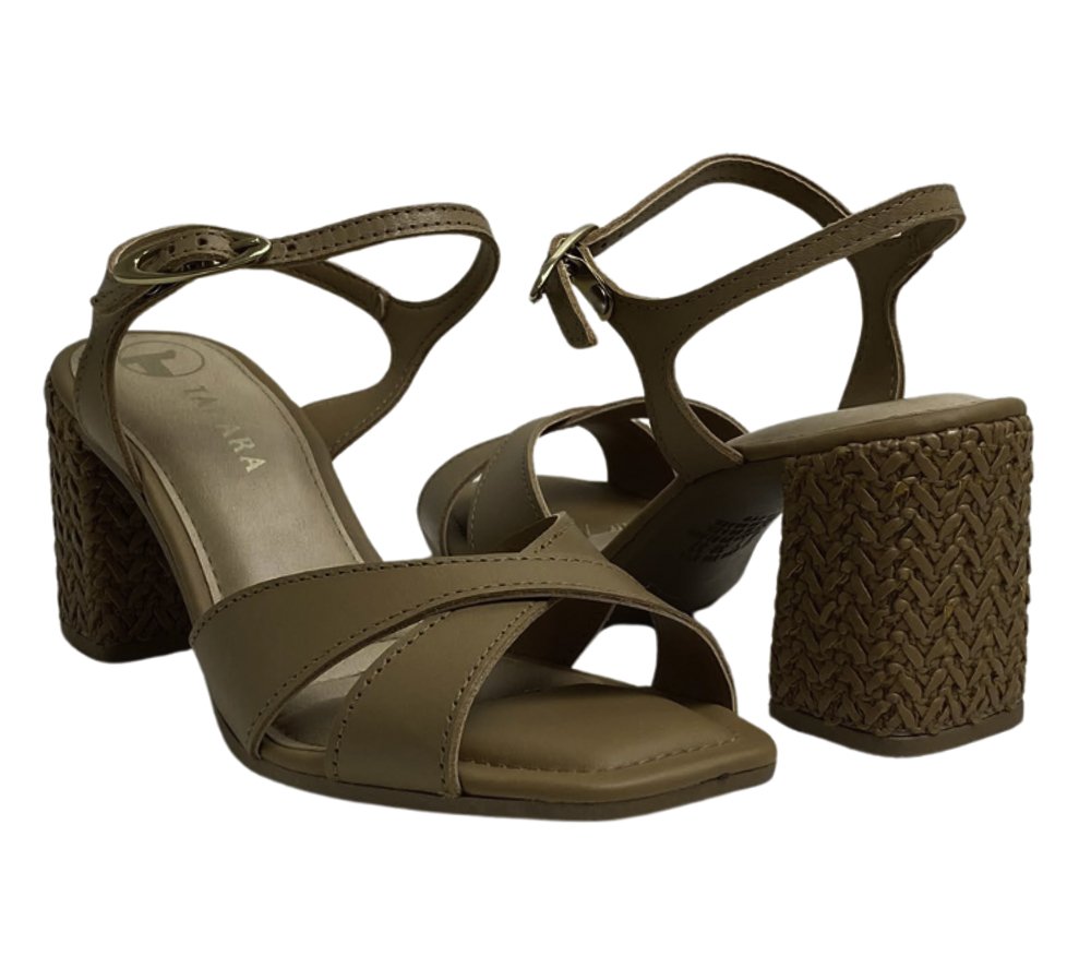 TANARA SANDALIA FEM Camel 4