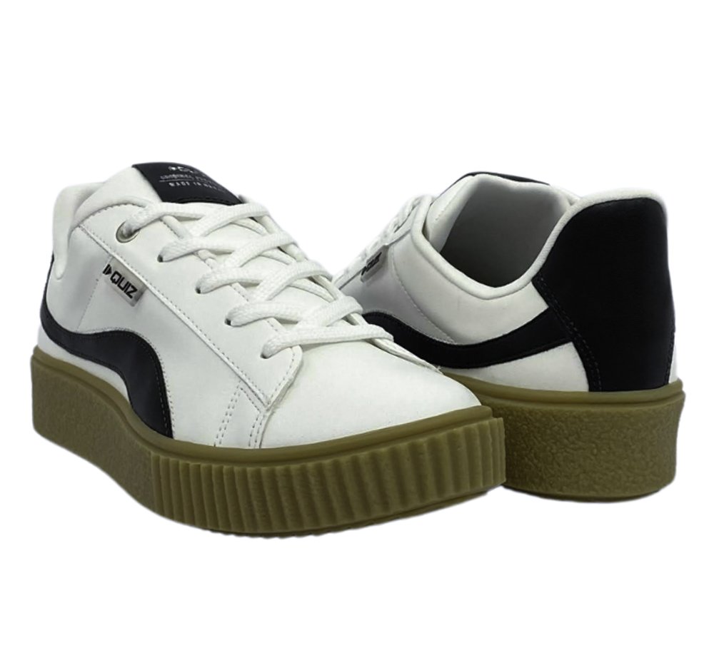 QUIZ TENIS FEM Branco/Preto 4