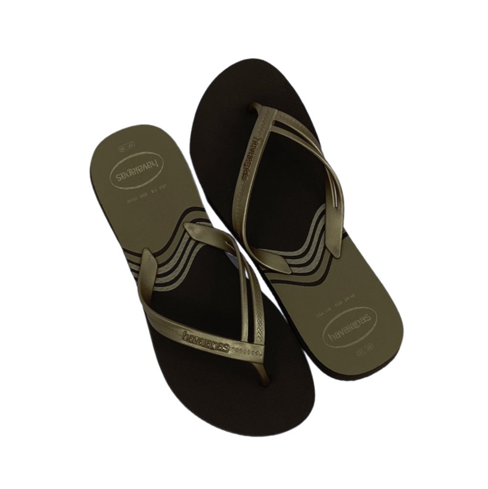 HAVAIANAS CHINELO FEM ELEGANC Marrom 4