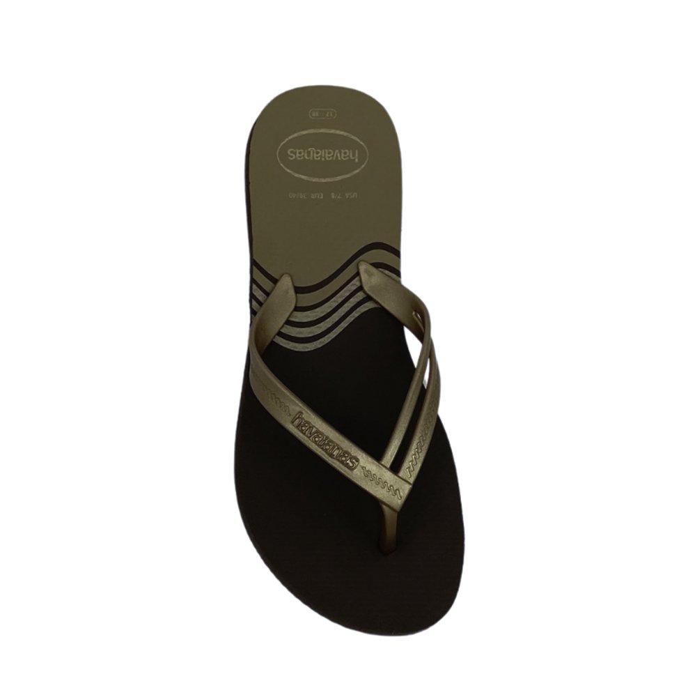 HAVAIANAS CHINELO FEM ELEGANC Marrom 3