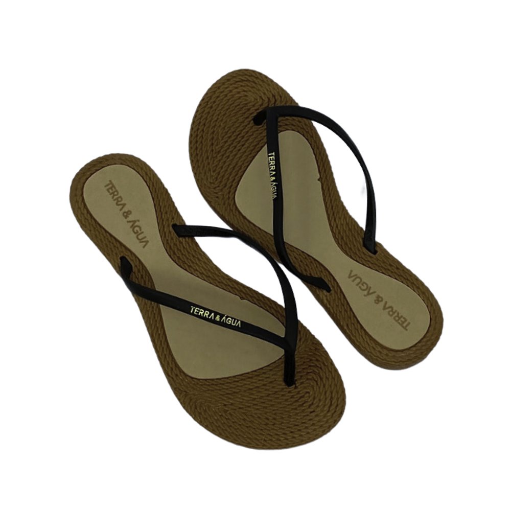 TERRA E AGUA CHINELO FEM Preto 4