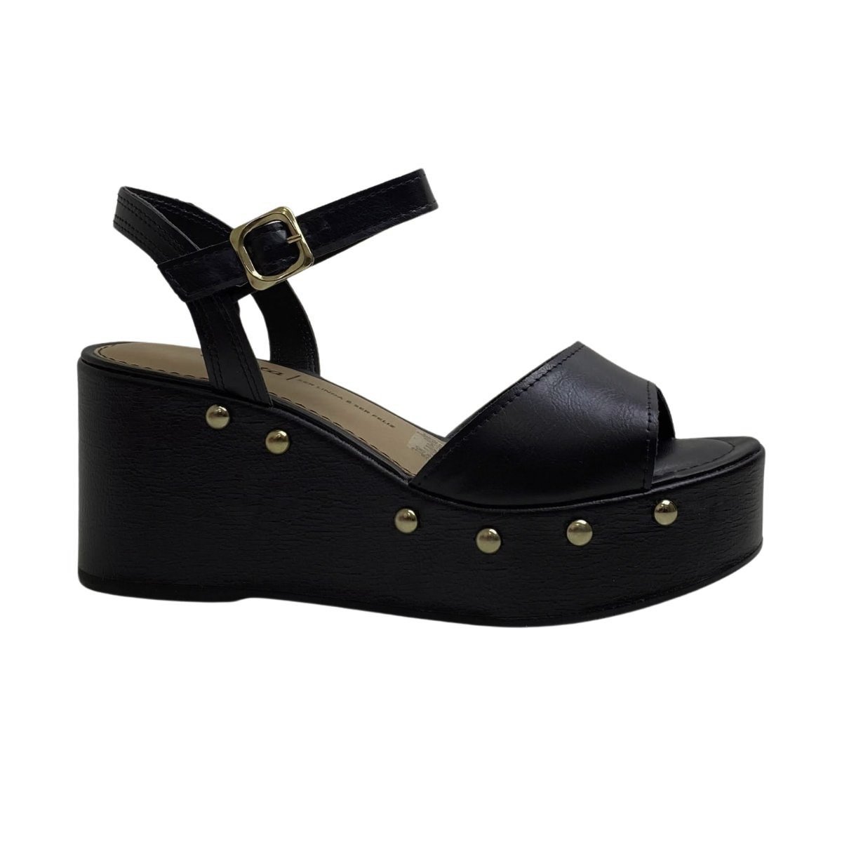 Sandália Casual Dakota Anabela Feminina Y9542 Preto