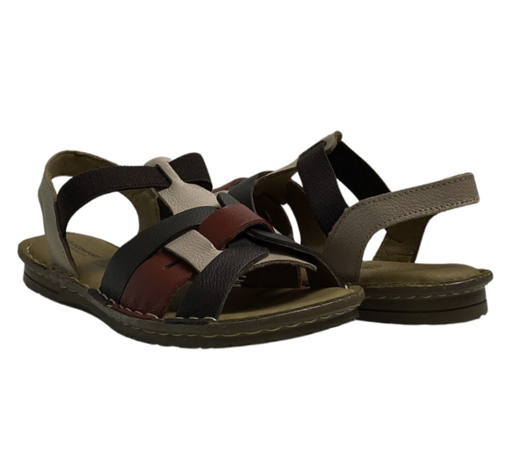 LEVECOMFORT SANDALIA FEM Nude/Café 4