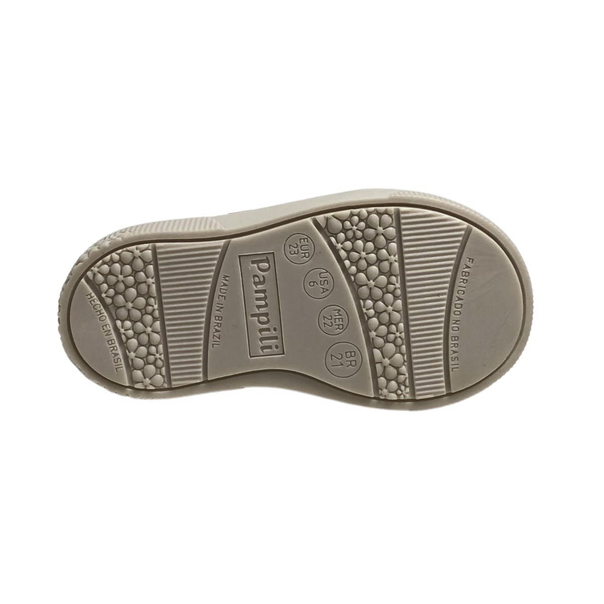 Tênis Pampili Infantil Menina 721054000e Nude Dourado/Rosa 6