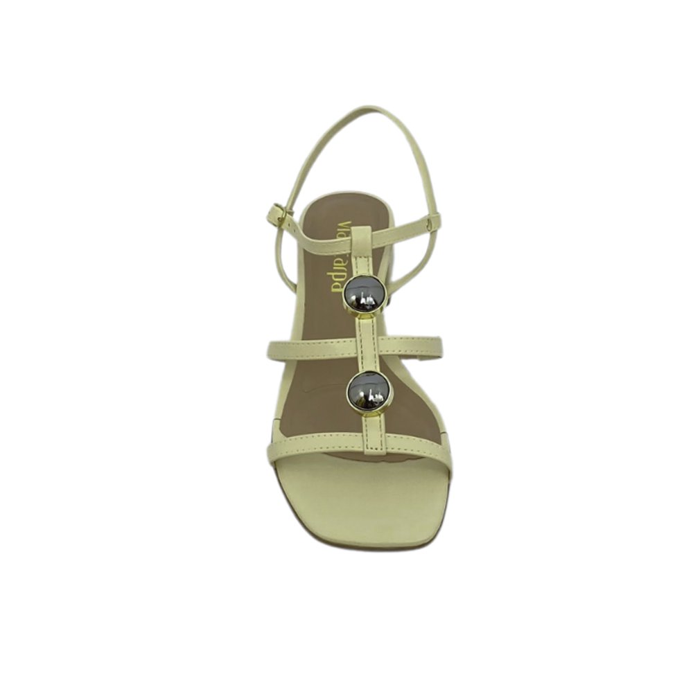 VIA SCARPA SANDALIA FEM Creme 3