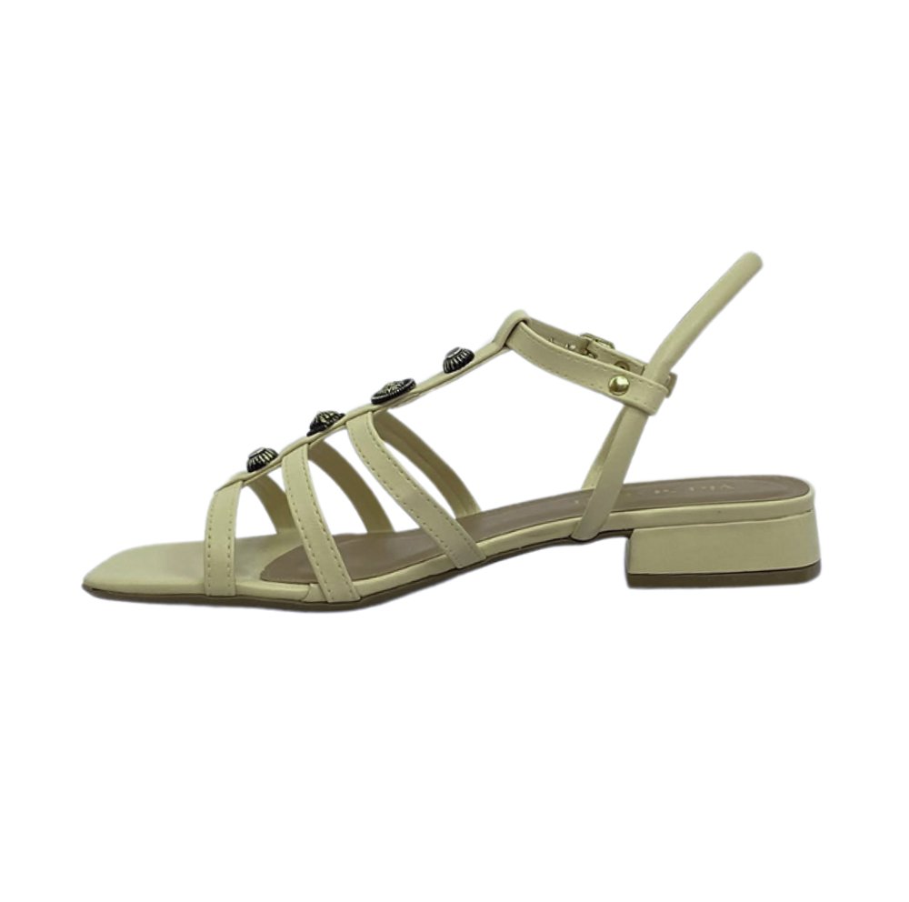 VIA SCARPA SANDALIA FEM Creme 2