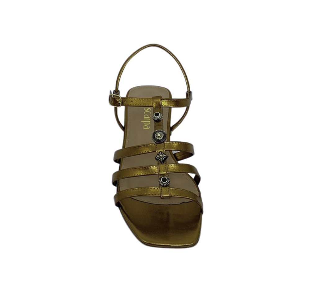 VIA SCARPA SANDALIA FEM Bronze 3