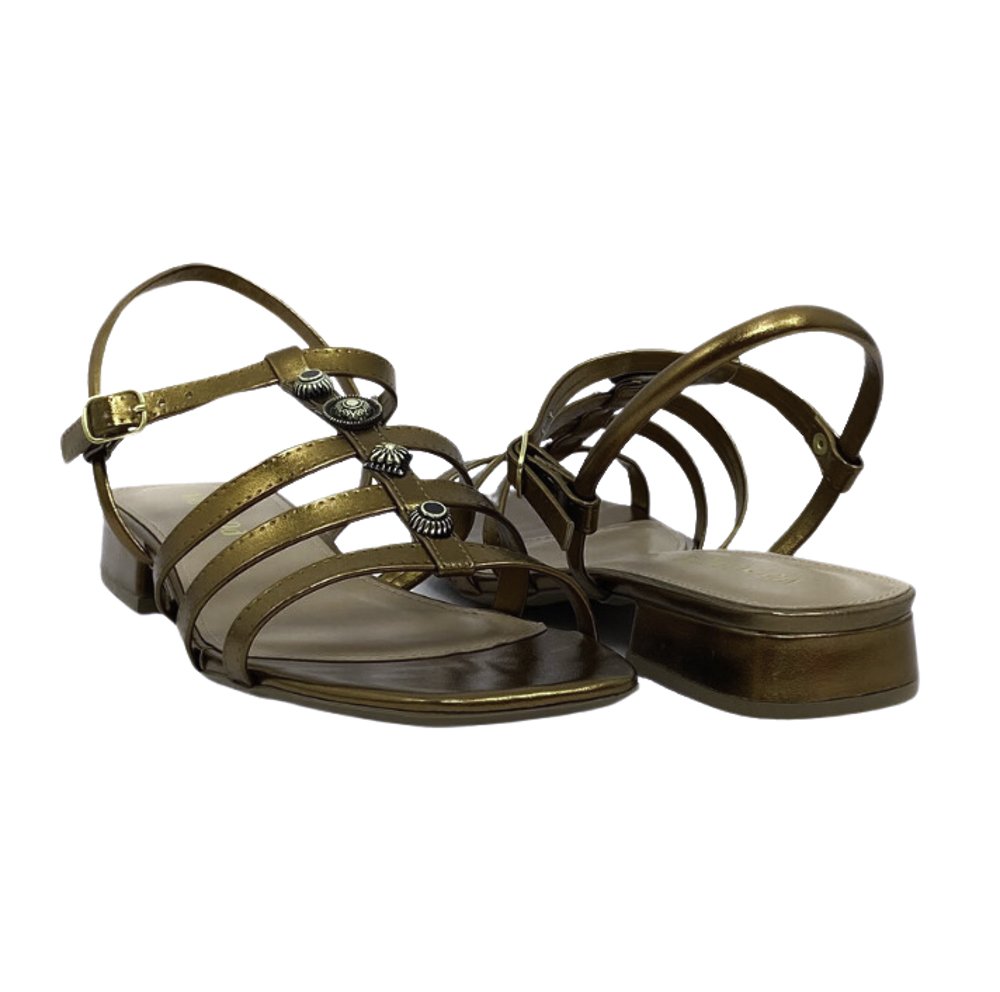 VIA SCARPA SANDALIA FEM Bronze 4