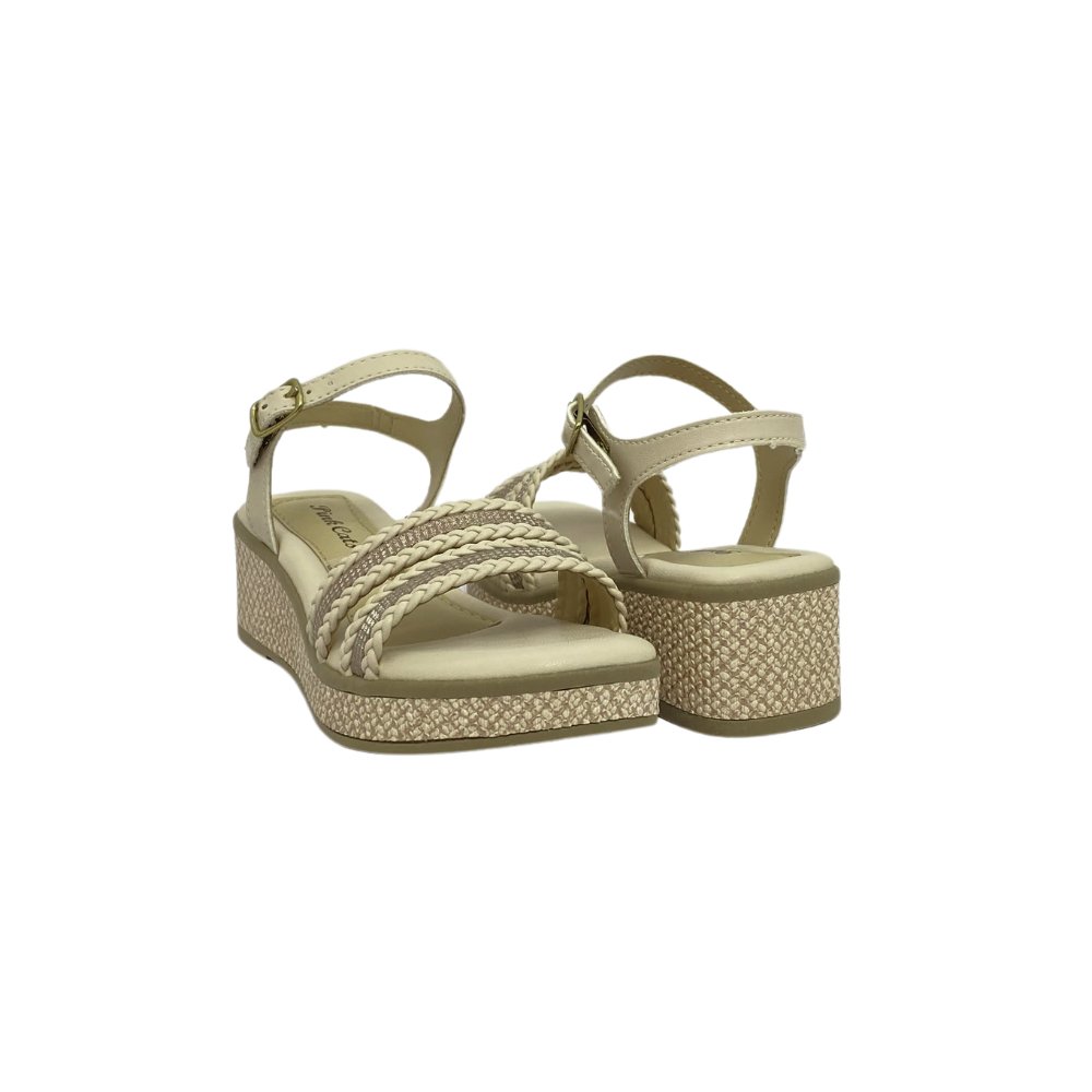 PINK CATS SANDALIA INF FEM Bege 4