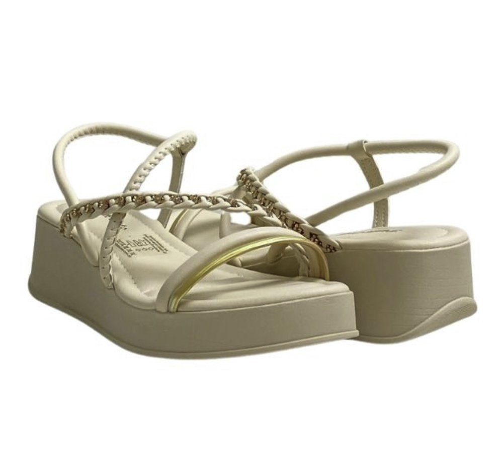 PINK CATS SANDALIA INF FEM Bege 4