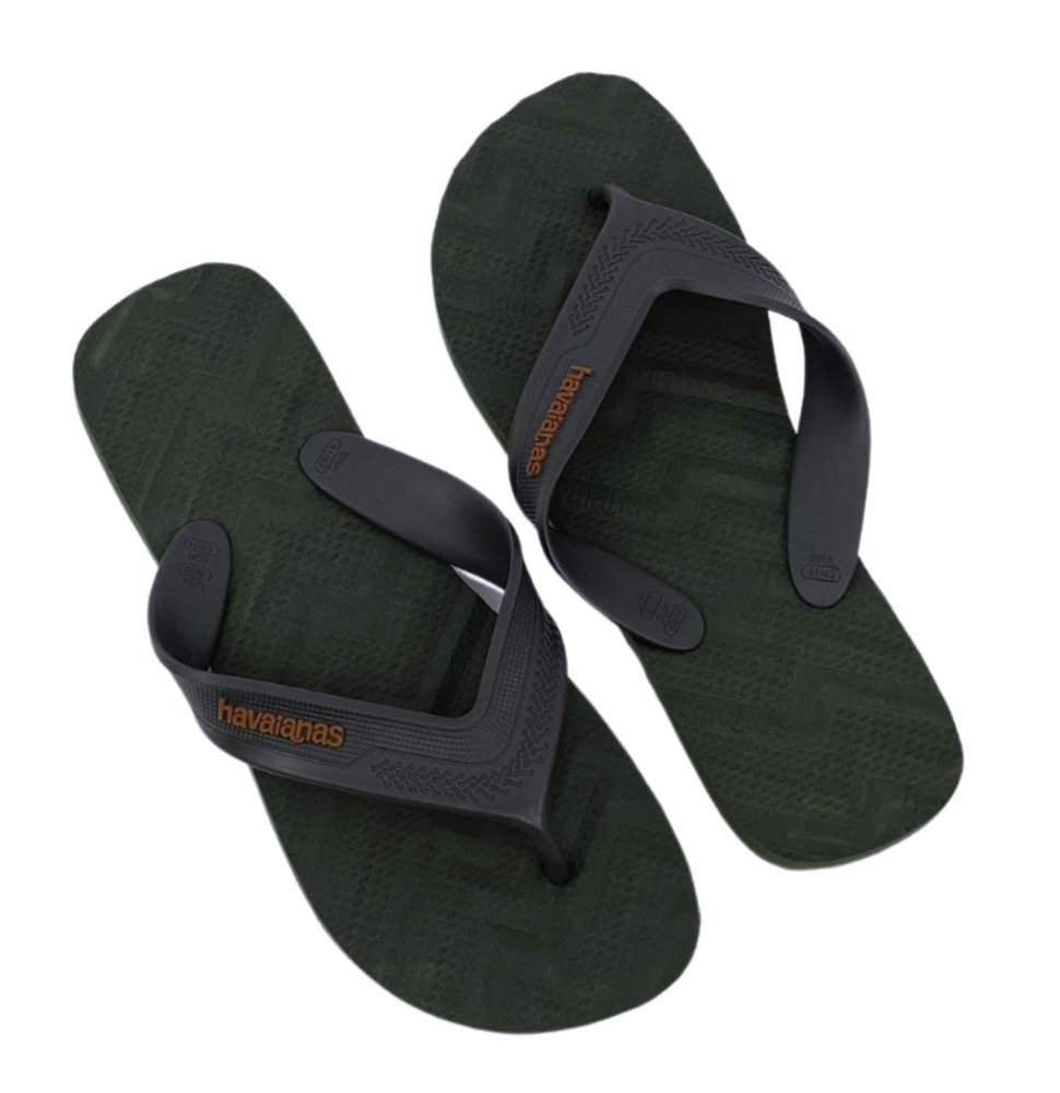HAVAIANAS CHIN MASC TRACK WAVES Preto/Verde 4