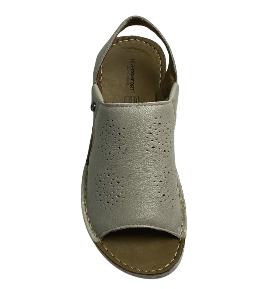 LEVECOMFORT SANDALIA FEM Creme 3