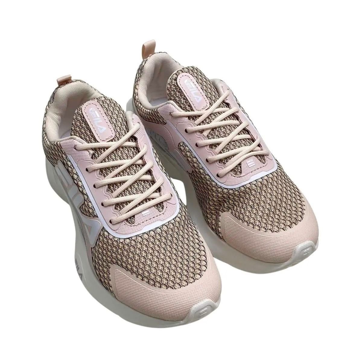 Tênis Esportivo Infantil Fila Menina FO4K00017F Rosa Claro Rosa Claro 4