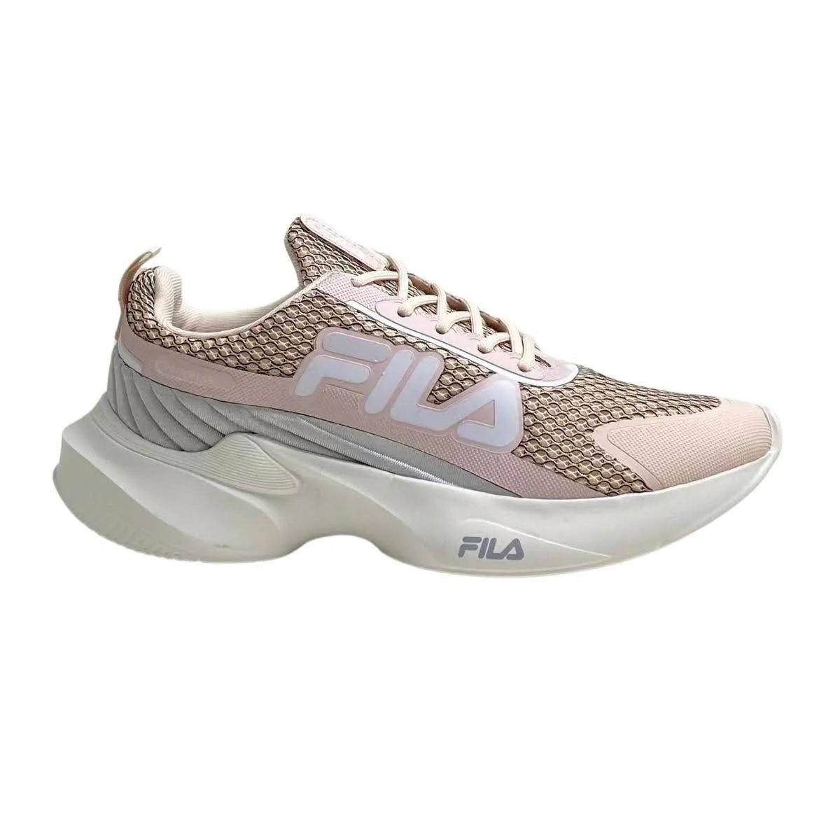 Tênis Esportivo Infantil Fila Menina FO4K00017F Rosa Claro