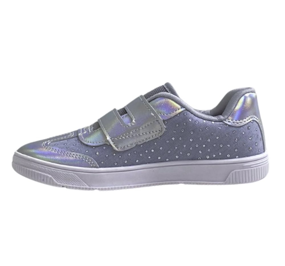 KIDY TENIS INFANTIL FEM Prata/Azul 2