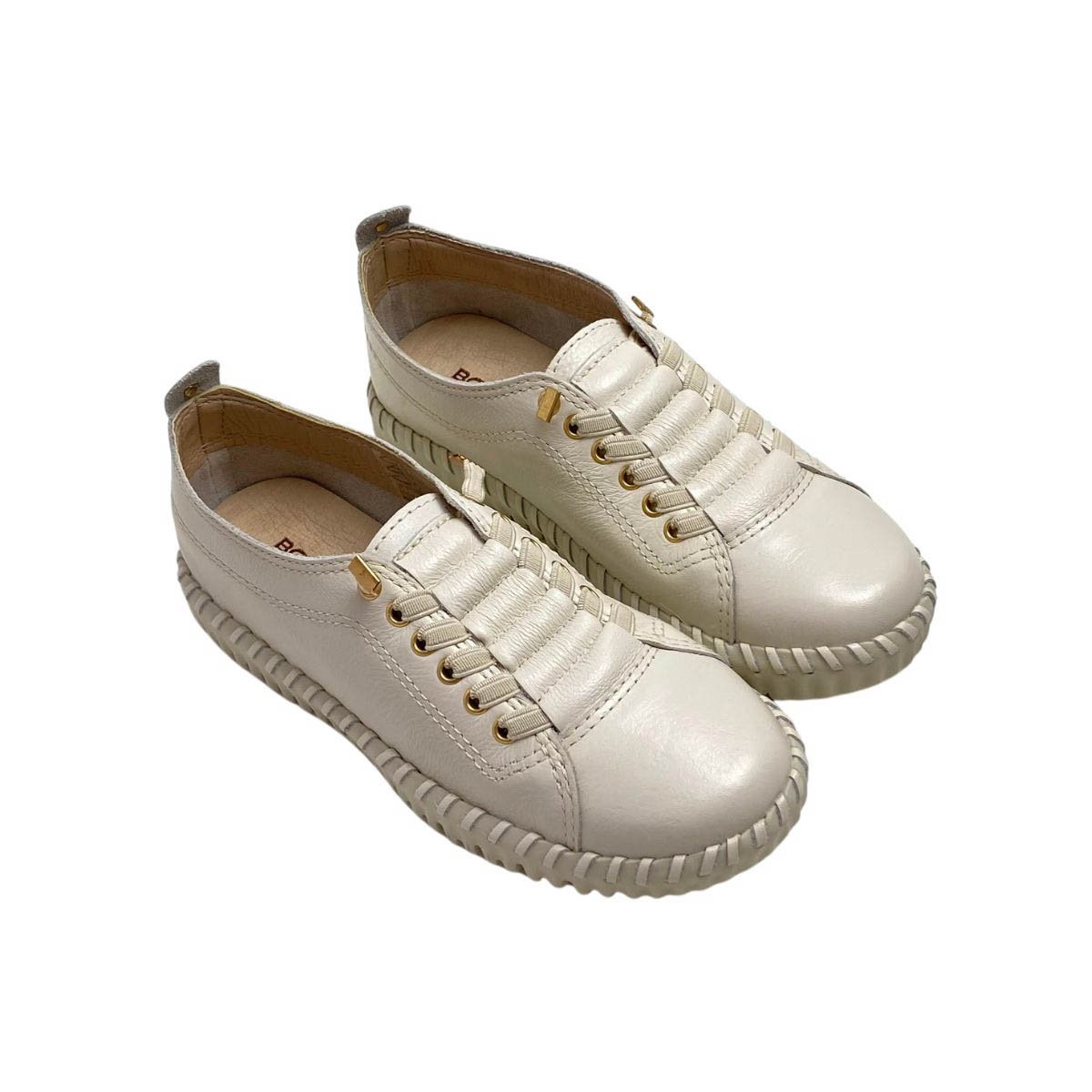 Tênis Bottero Feminino 374102 Marfim Bege 4