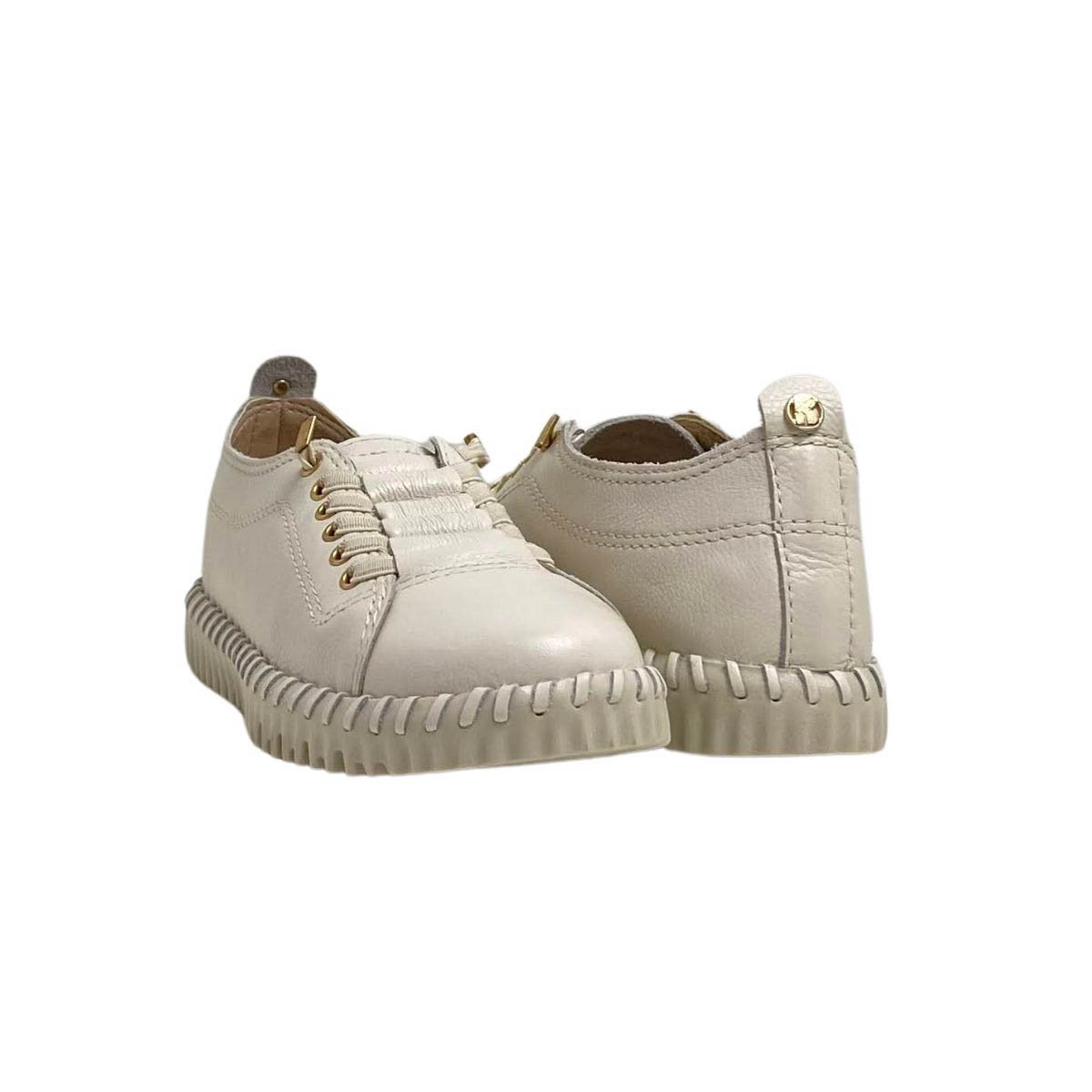 Tênis Bottero Feminino 374102 Marfim Bege 5