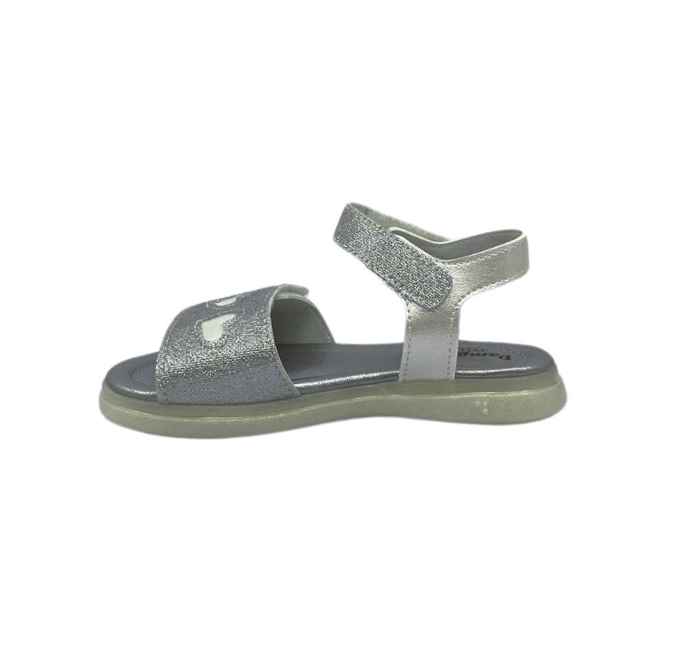 PAMPILI SANDALIA INF FEM Branco/Prata 2