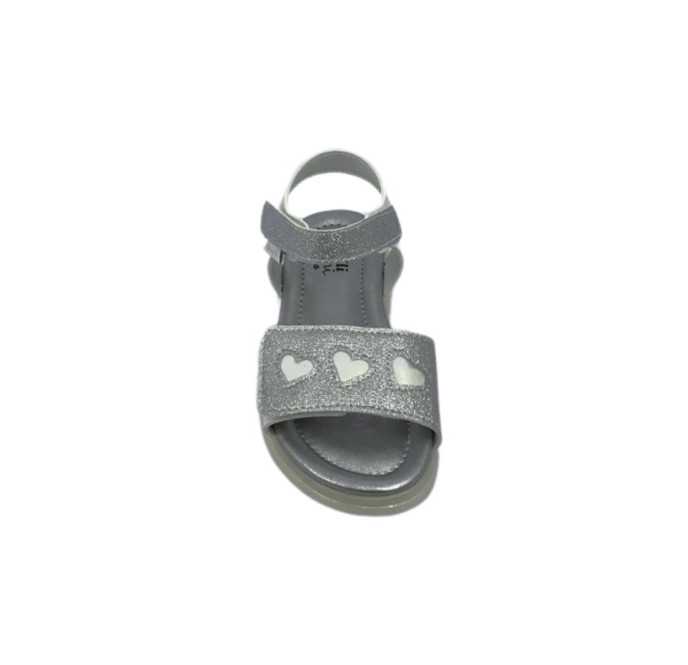 PAMPILI SANDALIA INF FEM Branco/Prata 3