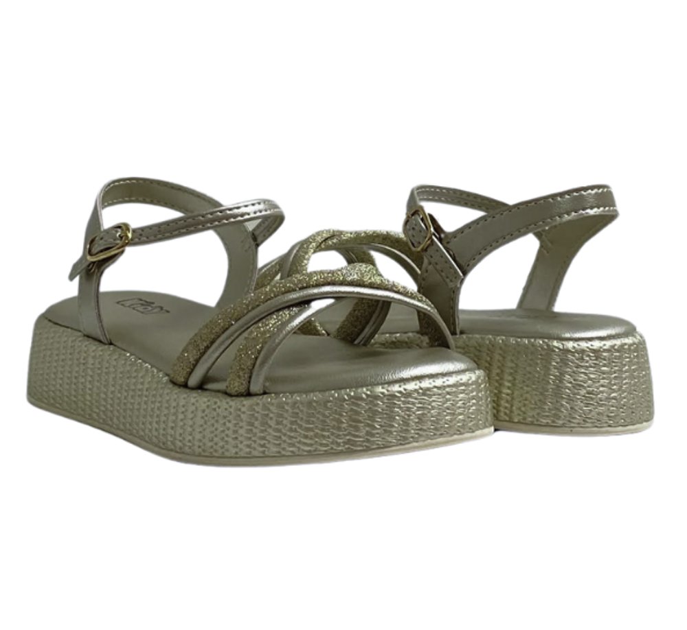 KIDY SANDALIA INFANTIL FEM Dourado 4