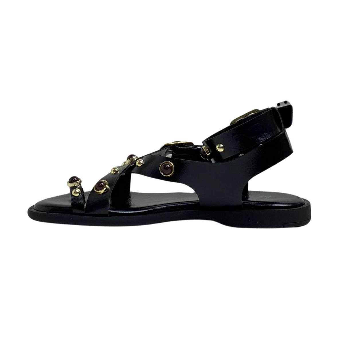 Sandália Azillê Feminina 5046490177 Preta Preto 3